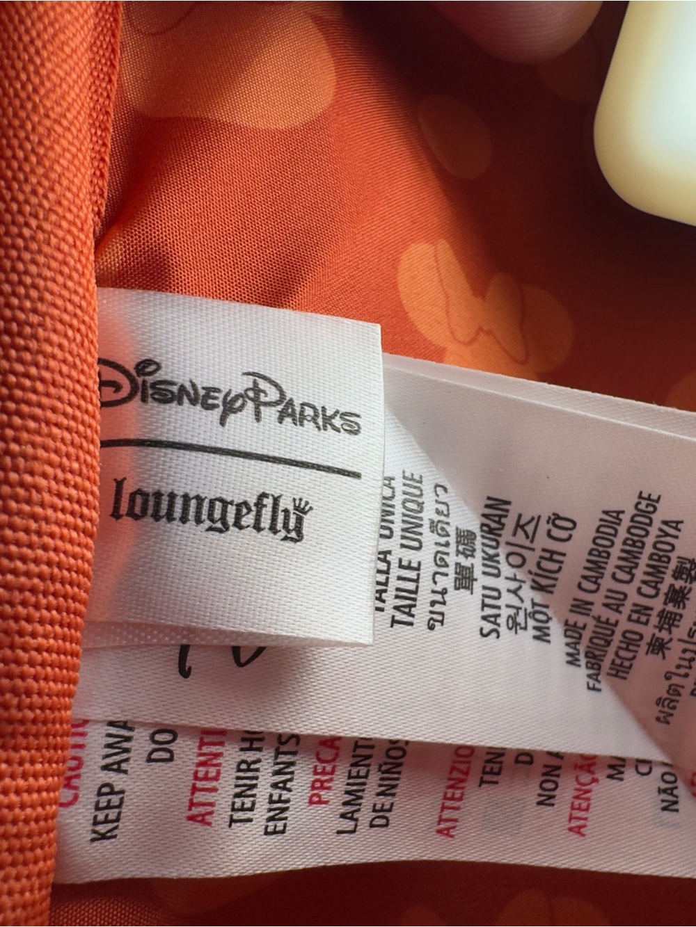 Disney Pumpkin Spice Scented Minnie Ear Backpack (NEW WITHOUT TAGS) - Picture 10 of 10